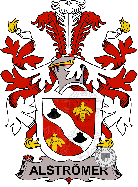 Coat of arms of family Alströmer
