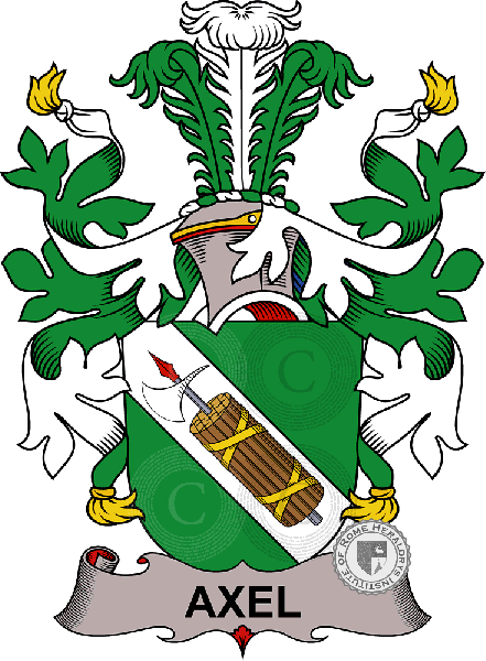Coat of arms of family Axel (d
