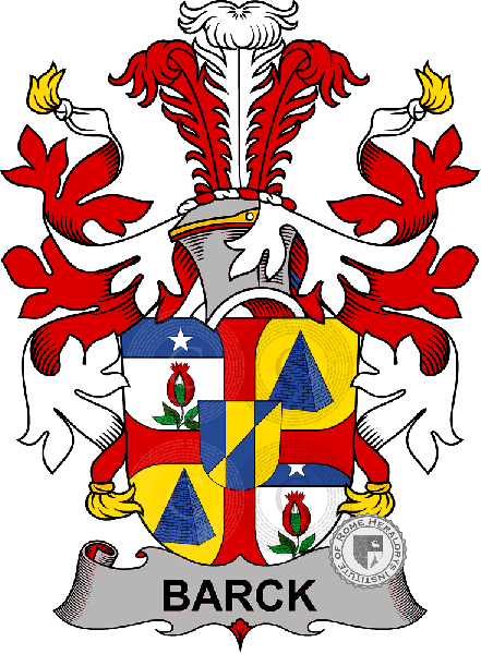 Coat of arms of family Barck