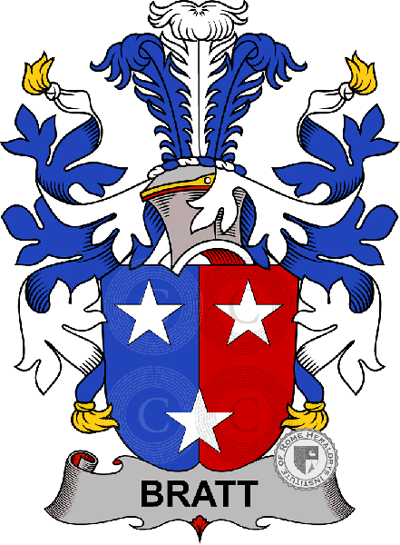 Coat of arms of family Bratt