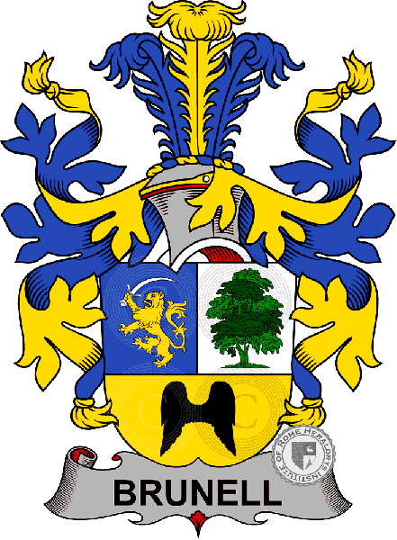 Wappen der Familie Brunell