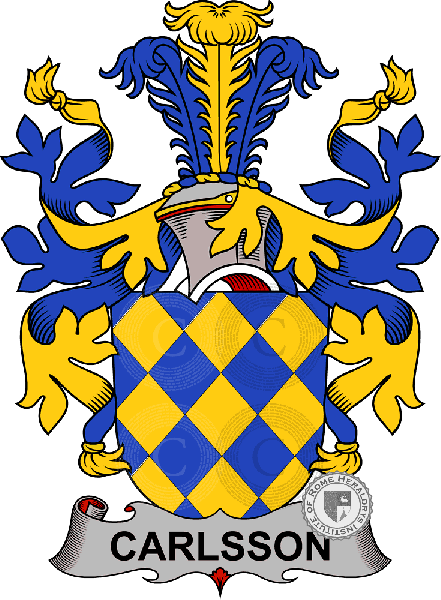 Wappen der Familie Carlsson