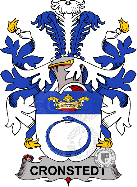 Escudo de la familia Cronstedt ( anct. Gavelius )