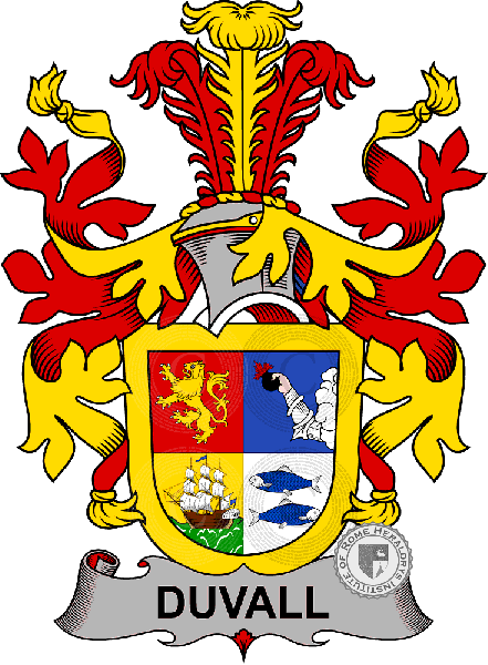 Coat of arms of family Duvall