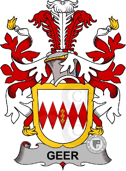 Coat of arms of family Geer (de)