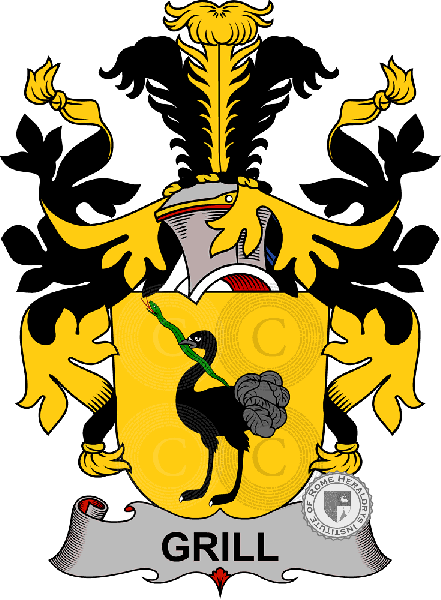 Coat of arms of family Grill