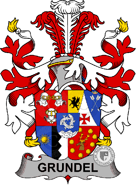 Coat of arms of family Grundel