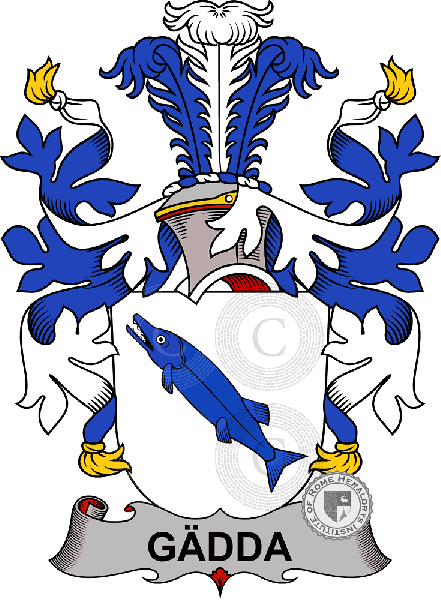 Coat of arms of family Gädda