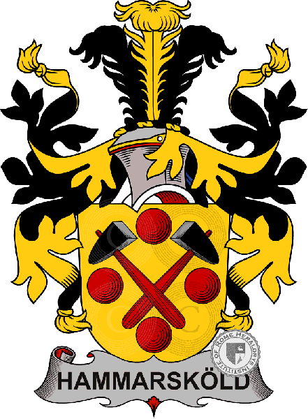 Escudo de la familia Hammarsköld
