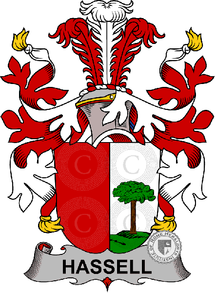 Coat of arms of family Hassell