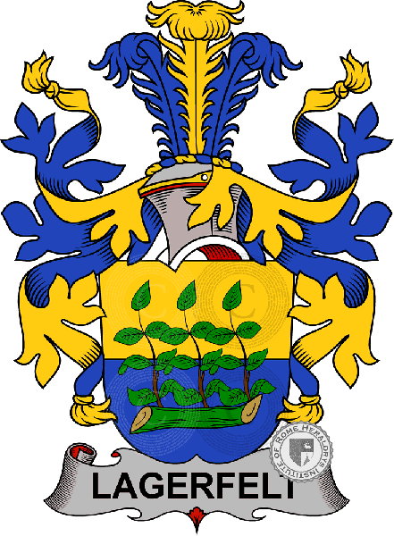 Wappen der Familie Lagerfelt