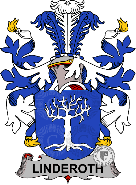 Coat of arms of family Linderoth