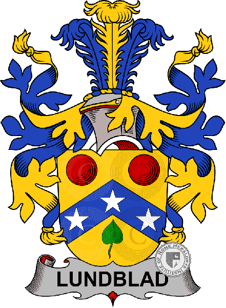 Coat of arms of family Lundbland