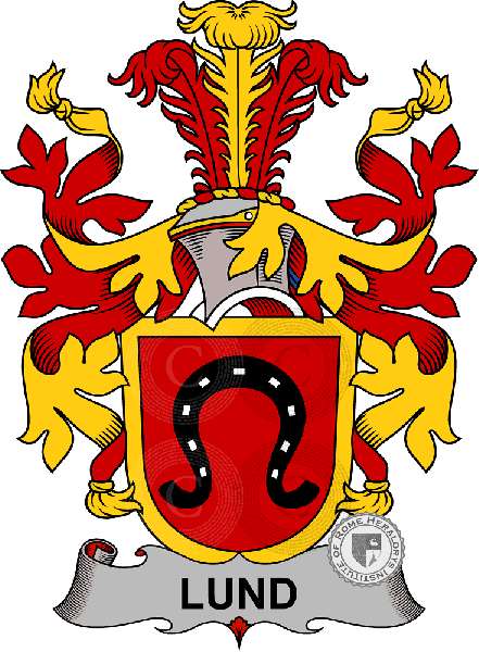 Coat of arms of family Lund