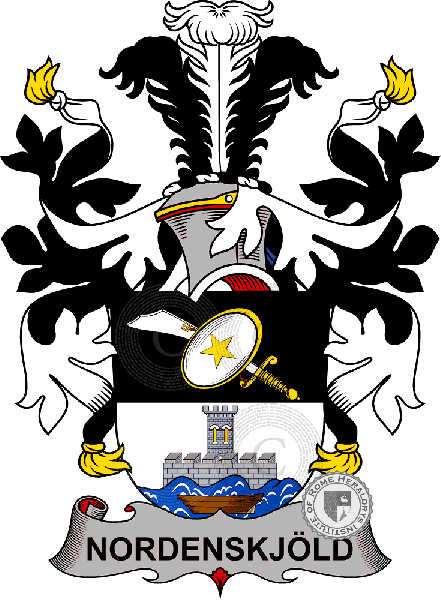 Wappen der Familie Nordenskjöld