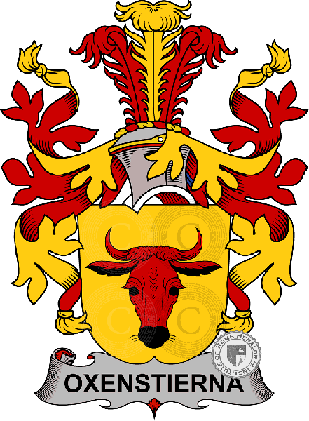 Coat of arms of family Oxenstierna