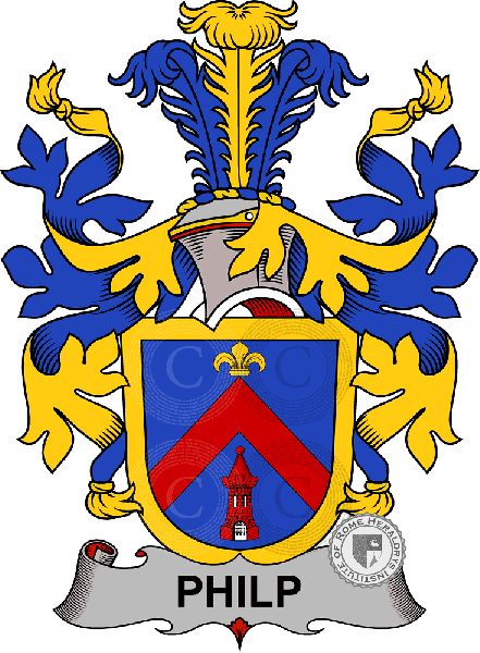 Coat of arms of family Philp