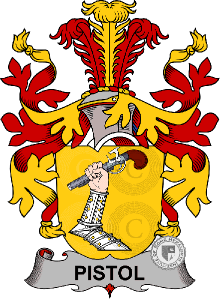 Coat of arms of family Pistol
