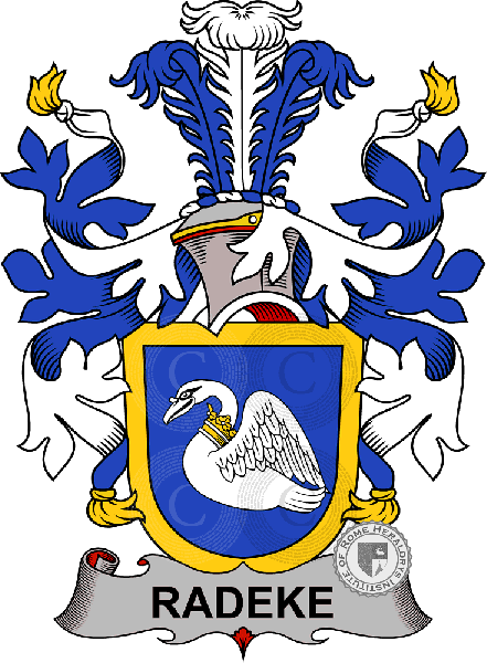 Wappen der Familie Radeke