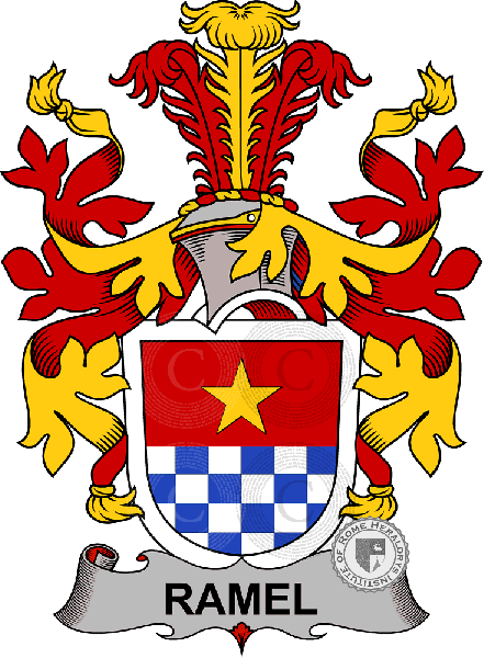 Coat of arms of family Ramel
