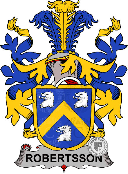 Coat of arms of family Robertsson