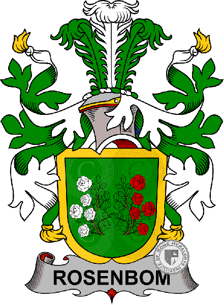 Wappen der Familie Rosenbom