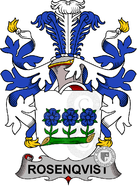 Coat of arms of family Rosenqvist