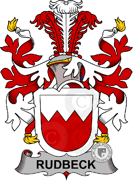 Coat of arms of family Rudbeck
