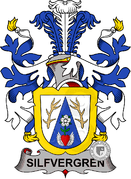 Coat of arms of family Silfvergren