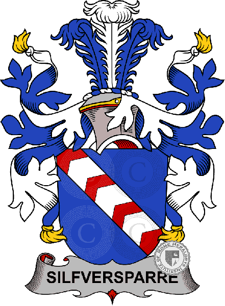 Coat of arms of family Silfversparre