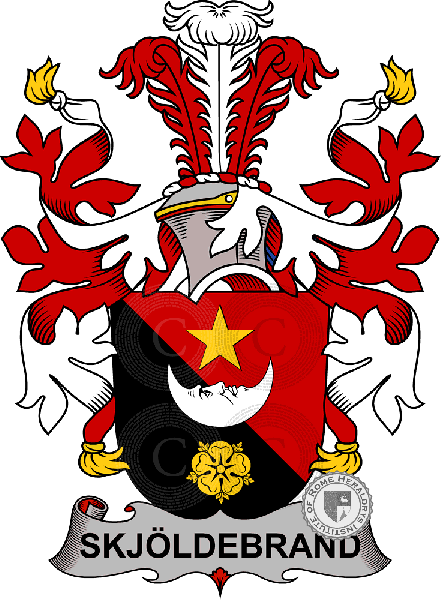 Escudo de la familia Skjöldebrand