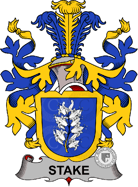 Coat of arms of family Stake