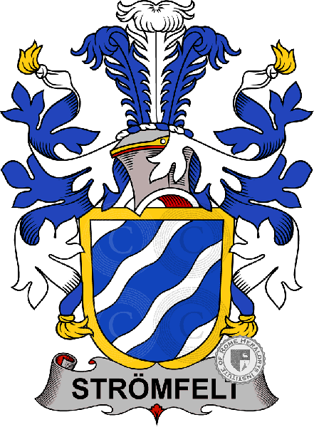Coat of arms of family Strömfelt