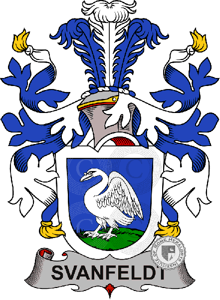 Coat of arms of family Svanfeldt