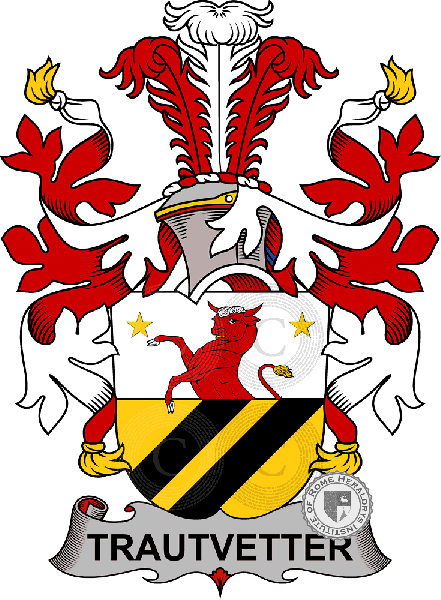 Coat of arms of family Trautvetter