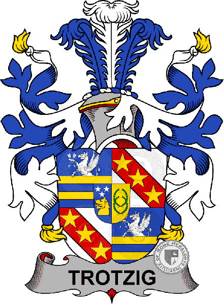 Coat of arms of family Trotzig