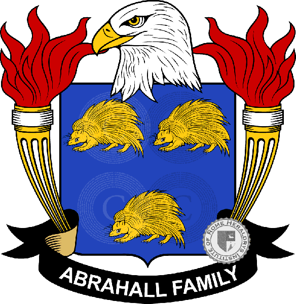 Brasão da família Abrahall