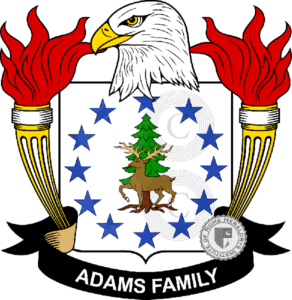 Coat of arms of family Adams