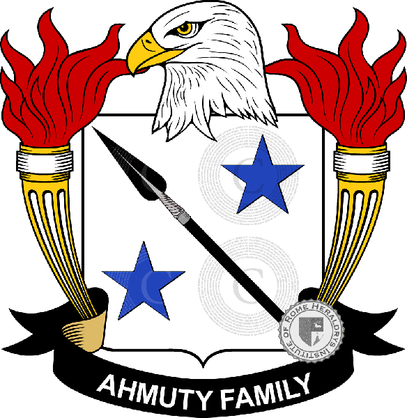Escudo de la familia Ahmuty