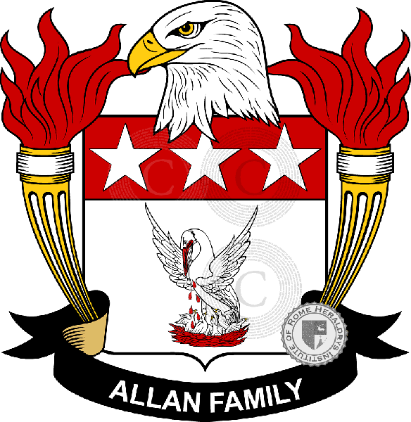 Coat of arms of family Allan