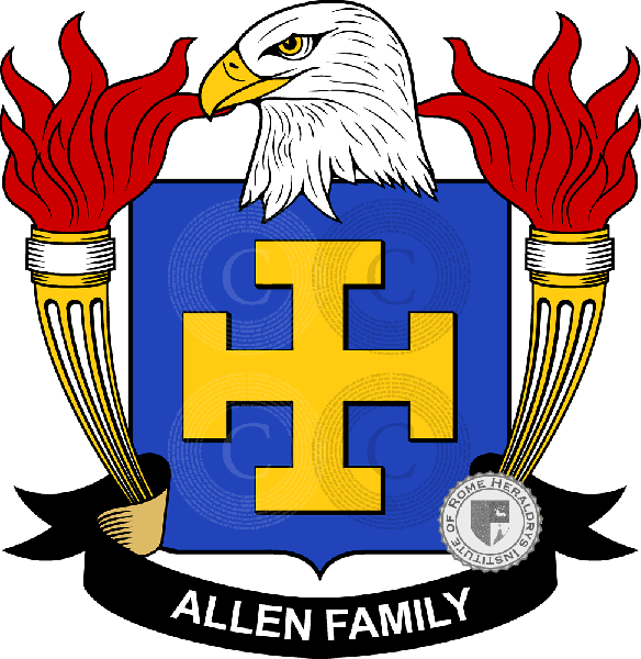 Coat of arms of family Allen