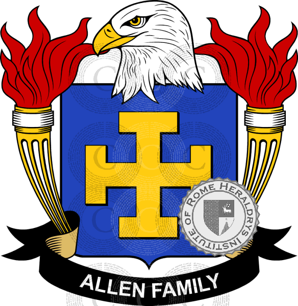 Stemma della famiglia Allen