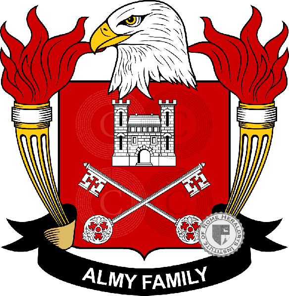 Escudo de la familia Almy