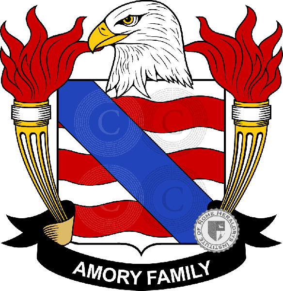 Brasão da família Amory