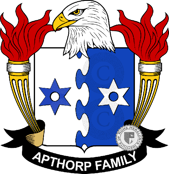 Coat of arms of family Apthorp