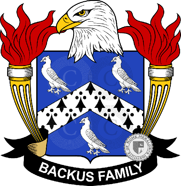 Brasão da família Backus