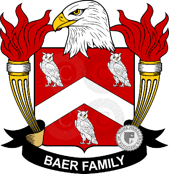 Coat of arms of family Baer