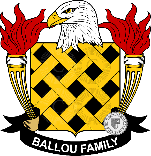 Coat of arms of family Ballou