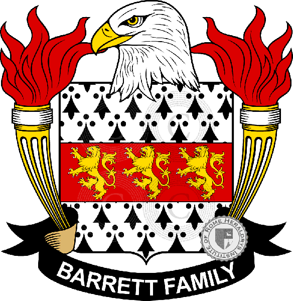 Stemma della famiglia Barrett