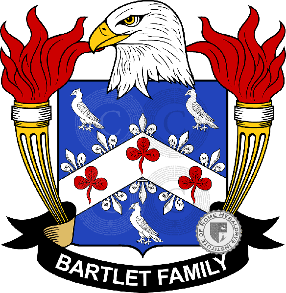 Coat of arms of family Bartlet